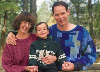Russ Kunkel with wife Judith and son Jake.